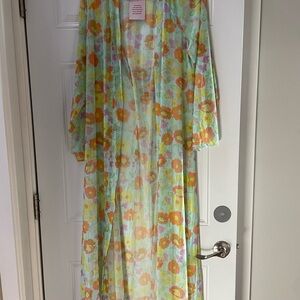 Savage x Fenty Floral Sheer robe Kimono